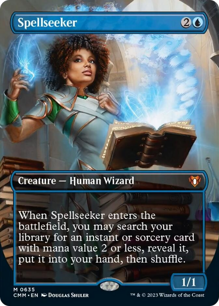 Spellseeker (Borderless Alternate Art) [Commander Masters] | Silver Goblin