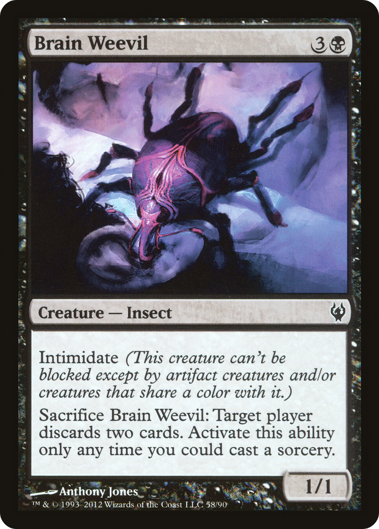 Brain Weevil [Duel Decks: Izzet vs. Golgari] | Silver Goblin