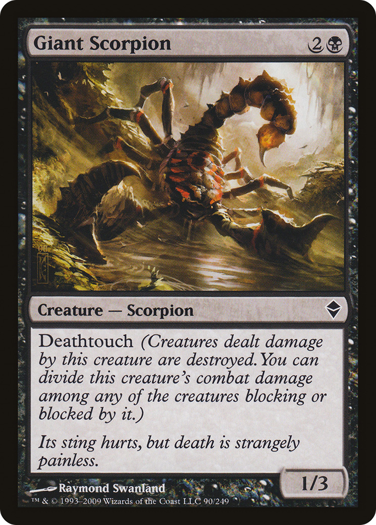 Giant Scorpion [Zendikar] Foil
