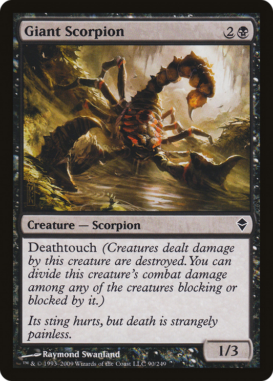 Giant Scorpion [Zendikar] Foil