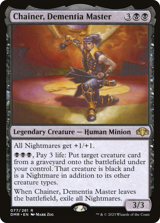 Chainer, Dementia Master [Dominaria Remastered] Foil
