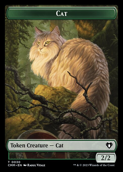 Treasure // Cat (0030) Double-Sided Token [Commander Masters Tokens] | Silver Goblin