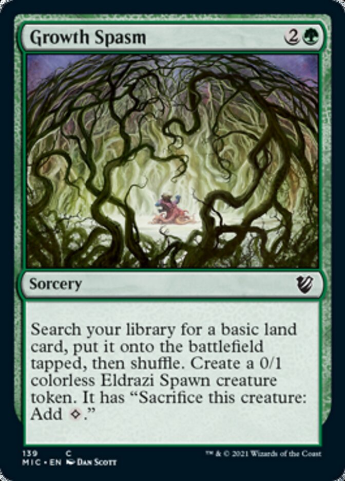 Growth Spasm [Innistrad: Midnight Hunt Commander] | Silver Goblin