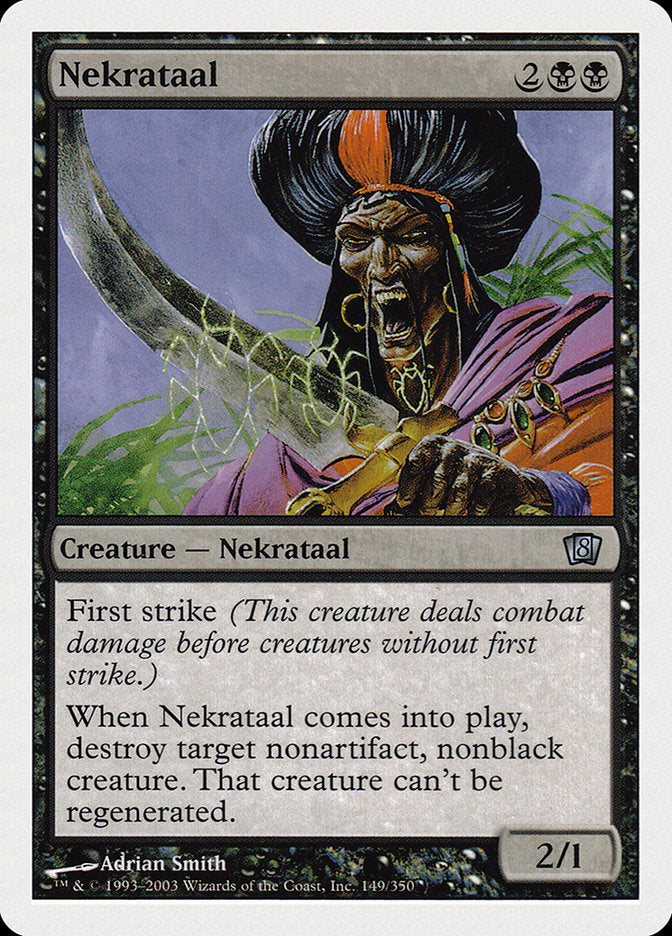 Nekrataal (8th Edition) [Oversize Cards] | Silver Goblin