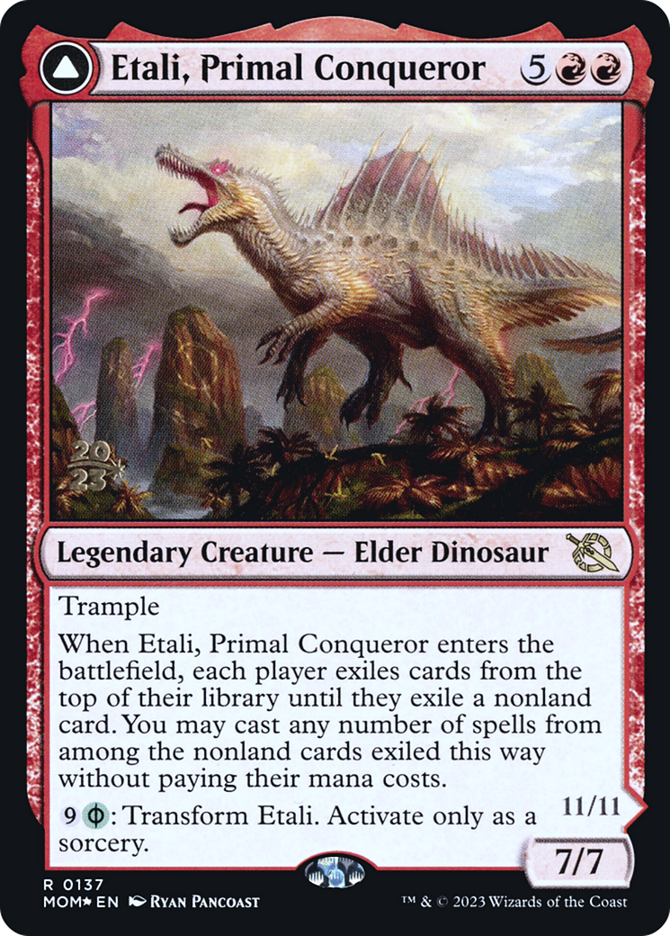 Etali, Primal Conqueror // Etali, Primal Sickness [March of the Machine Prerelease Promos] | Silver Goblin