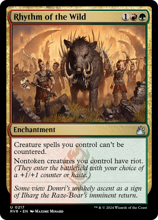 Rhythm of the Wild [Ravnica Remastered] Foil