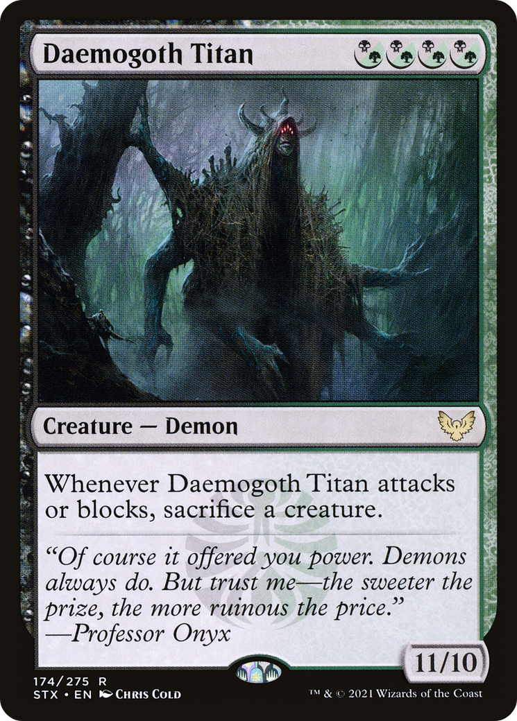 Daemogoth Titan [Strixhaven: School of Mages] | Silver Goblin