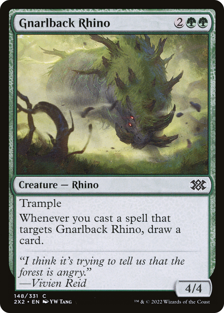 Gnarlback Rhino [Double Masters 2022]