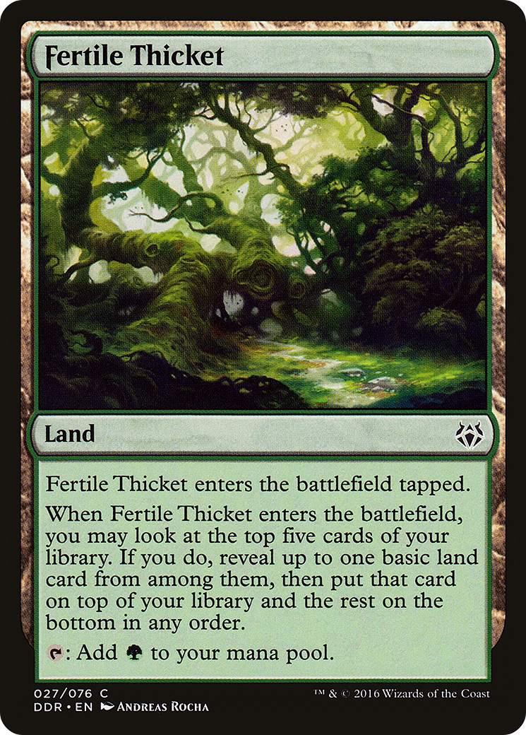 Fertile Thicket [Duel Decks: Nissa vs. Ob Nixilis] | Silver Goblin