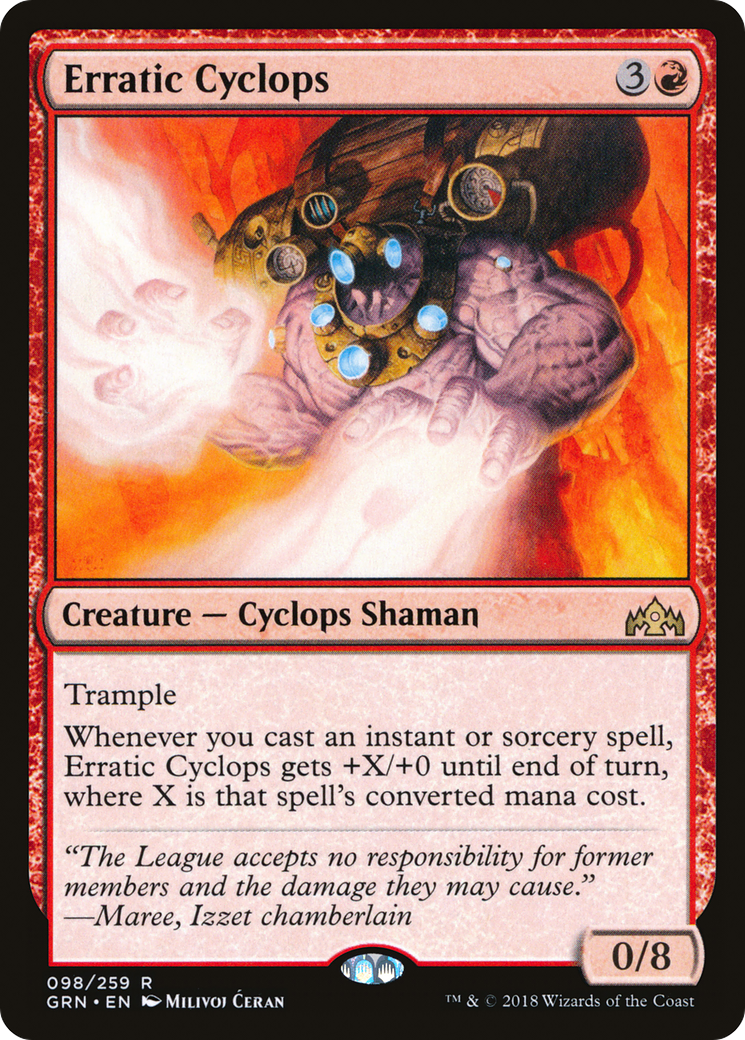 Erratic Cyclops [Guilds of Ravnica] | Silver Goblin