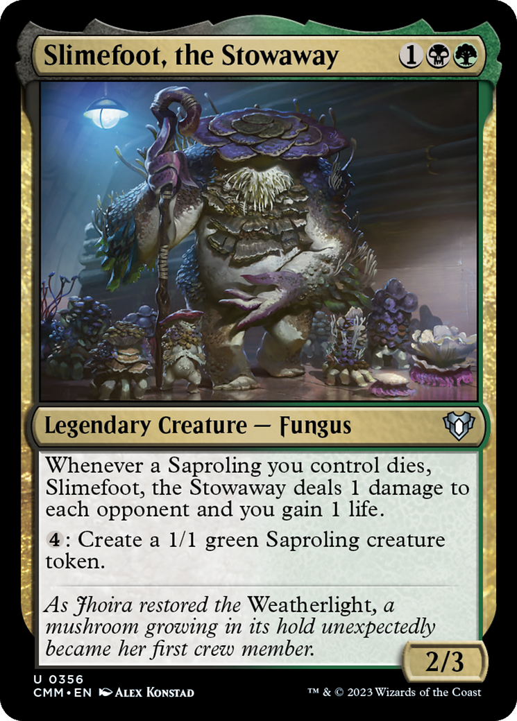 Slimefoot, the Stowaway [Commander Masters] | Silver Goblin