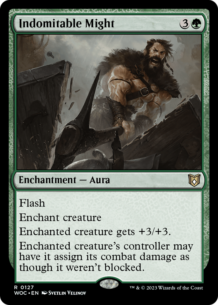 Indomitable Might [Wilds of Eldraine Commander]