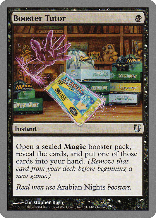 Booster Tutor [Unhinged]