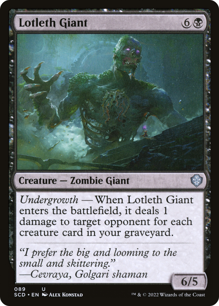 Lotleth Giant [Starter Commander Decks] | Silver Goblin