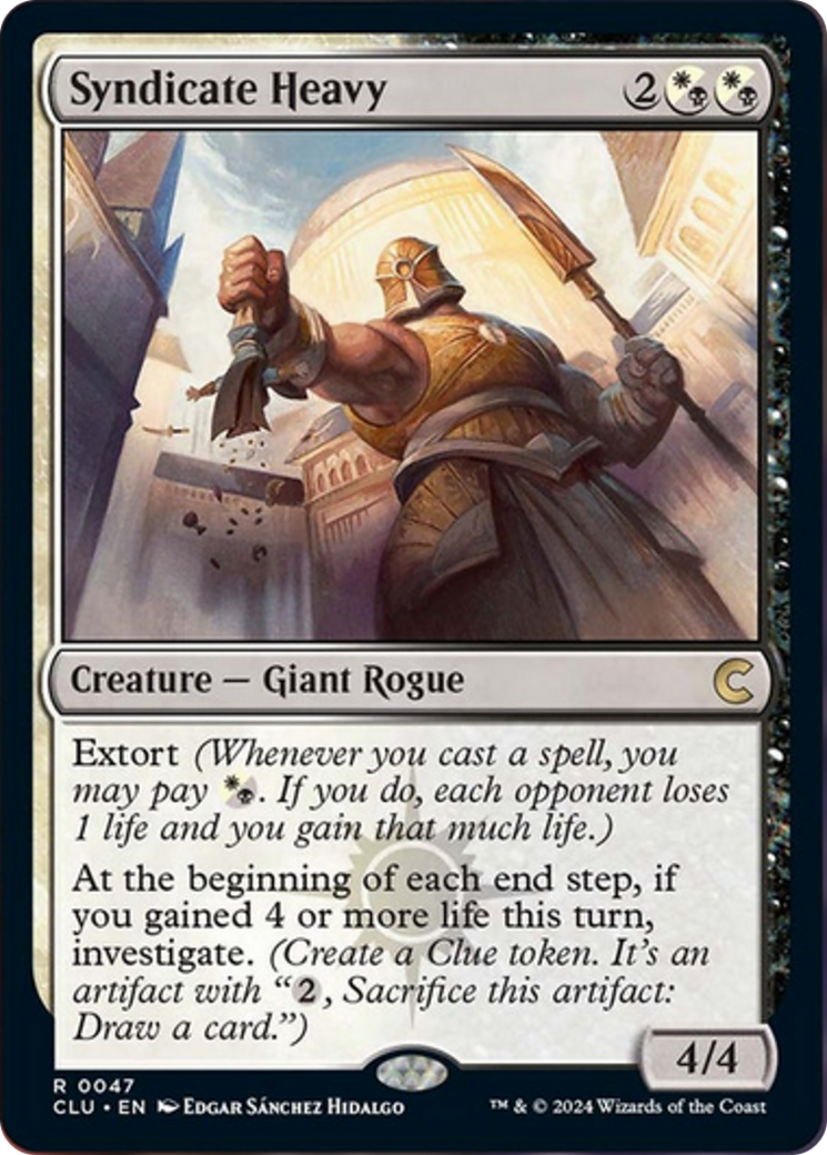 Syndicate Heavy [Ravnica: Clue Edition] | Silver Goblin