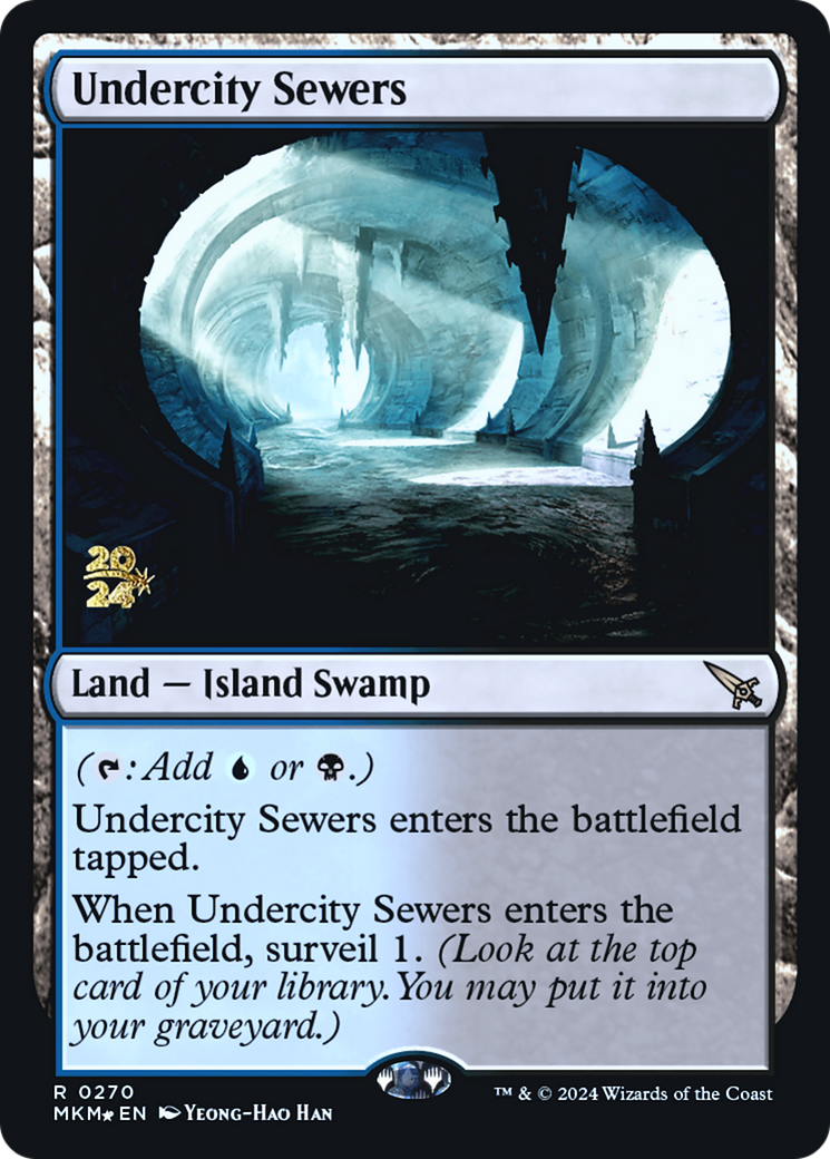 Undercity Sewers [Murders at Karlov Manor Prerelease Promos] | Silver Goblin