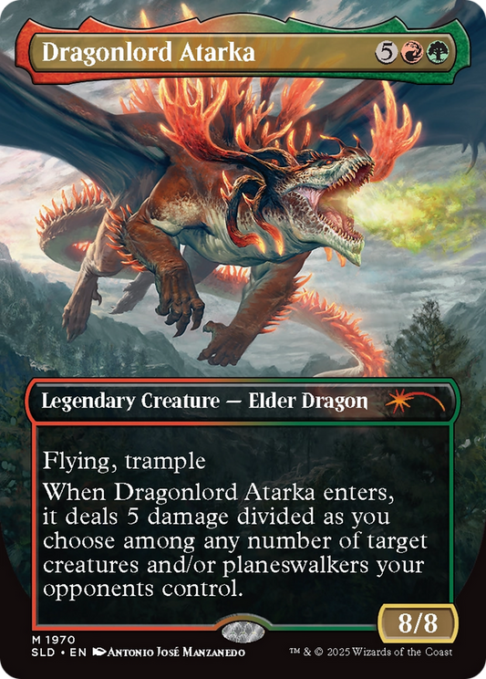 Dragonlord Atarka // Dragonlord Atarka (1970) Foil - Secret Lair Drop