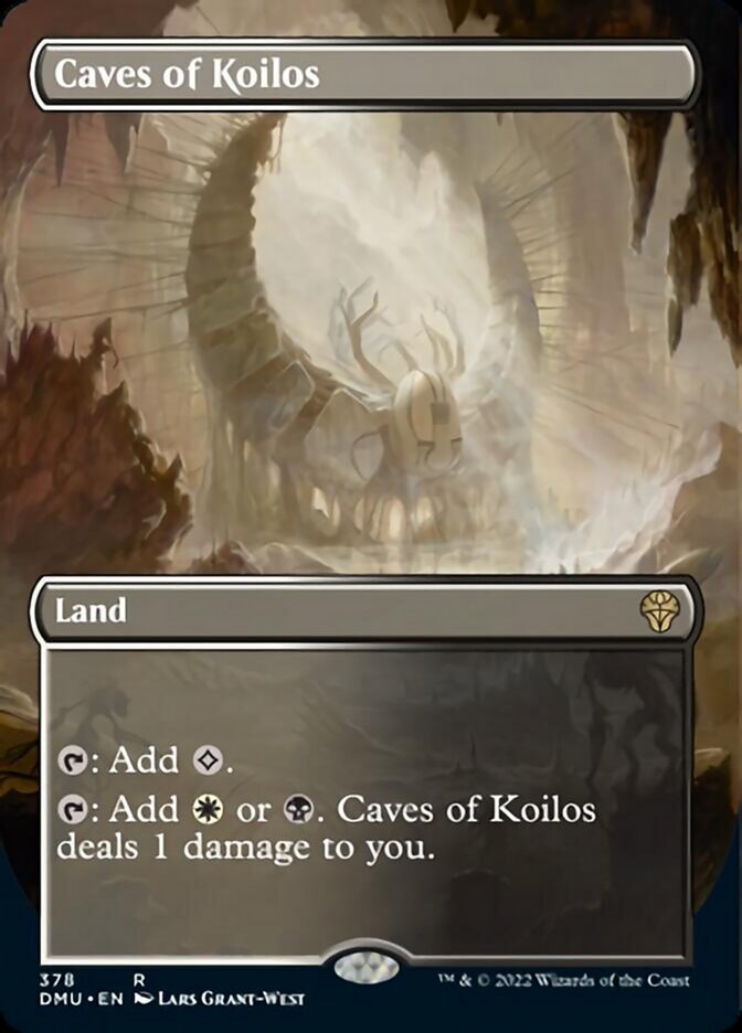 Caves of Koilos (Borderless Alternate Art) [Dominaria United] | Silver Goblin