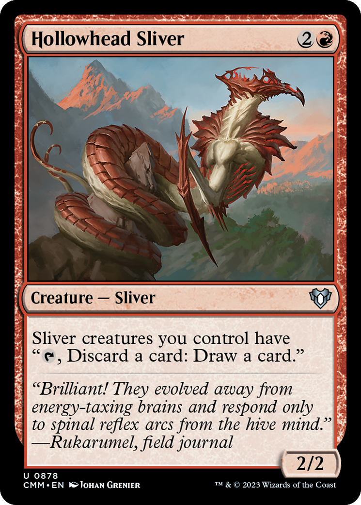 Hollowhead Sliver [Commander Masters] | Silver Goblin