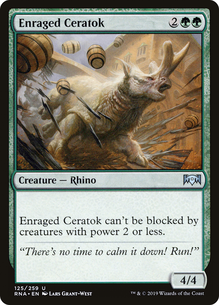 Enraged Ceratok [Ravnica Allegiance] | Silver Goblin