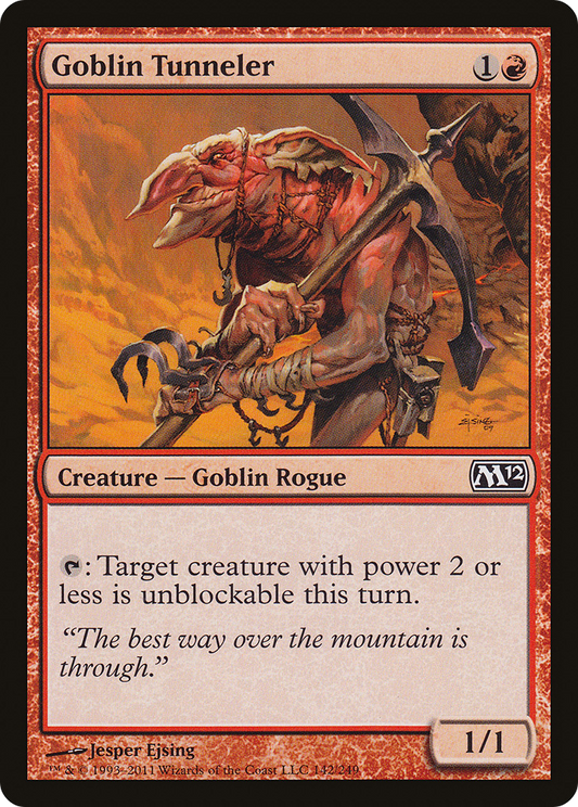 Goblin Tunneler [Magic 2012] Foil