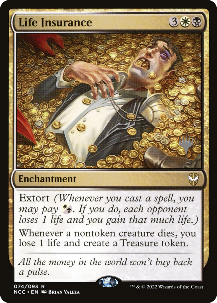 Life Insurance (Promo Pack) [Streets of New Capenna Commander Promos]