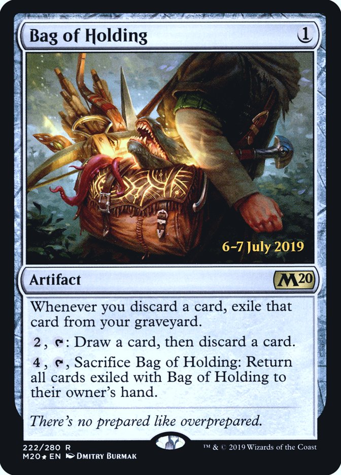 Bag of Holding [Core Set 2020 Prerelease Promos] | Silver Goblin