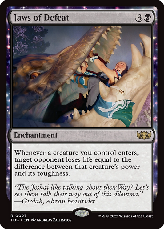 Jaws of Defeat (027) - Commander: Tarkir: Dragonstorm