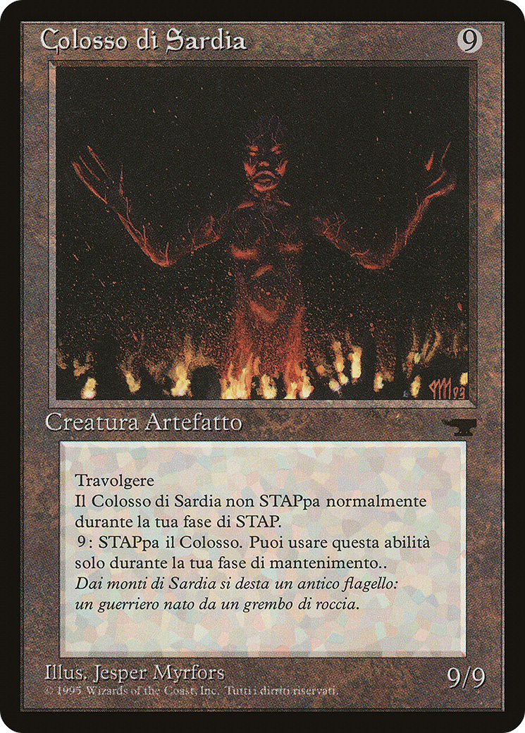 Colossus of Sardia (Italian) - "Colosso di Sardia" [Rinascimento] | Silver Goblin