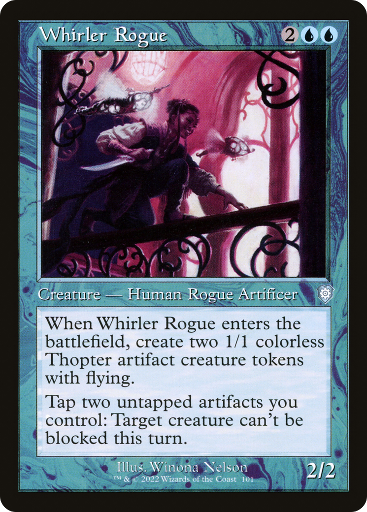 Whirler Rogue (Retro) [The Brothers' War Commander] | Silver Goblin