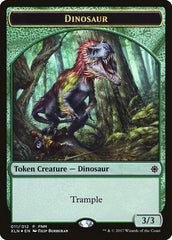 Dinosaur // Treasure Double-Sided Token [Friday Night Magic 2017] | Silver Goblin