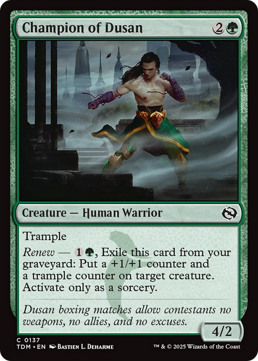 Champion of Dusan (137) Foil - Tarkir: Dragonstorm