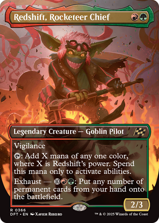 Redshift, Rocketeer Chief (Borderless) (366) - Aetherdrift