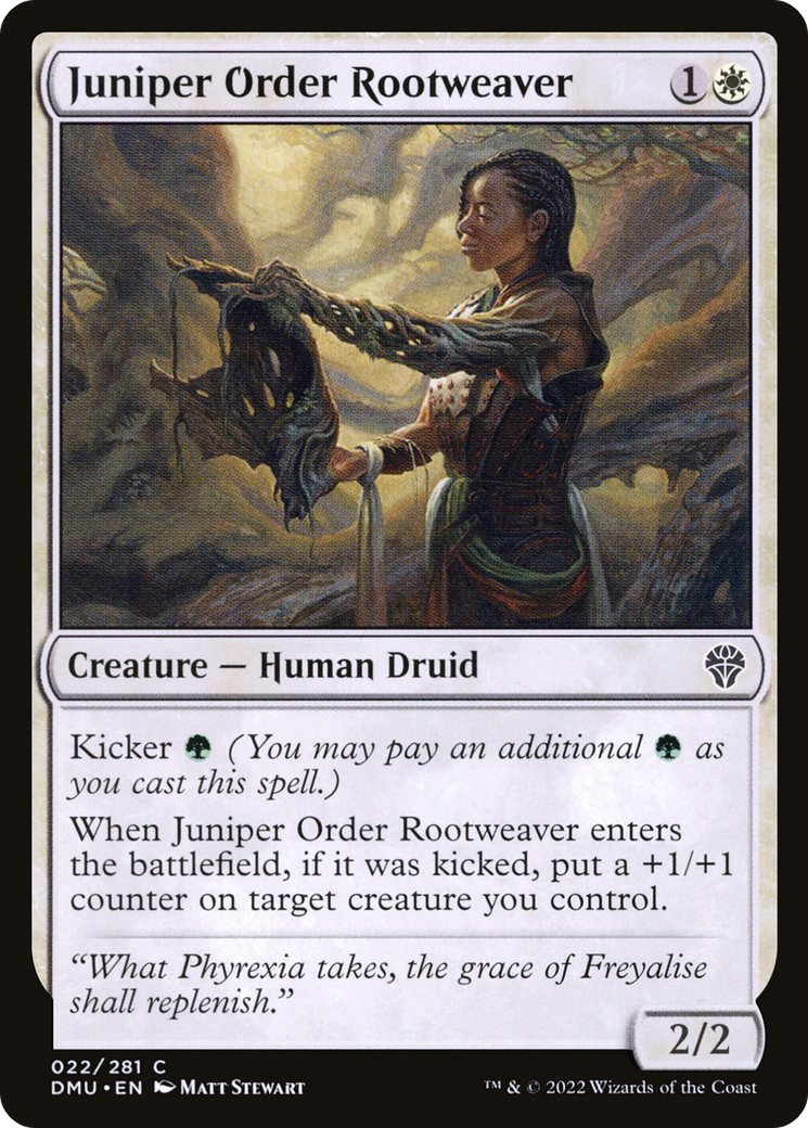 Juniper Order Rootweaver [Dominaria United] | Silver Goblin