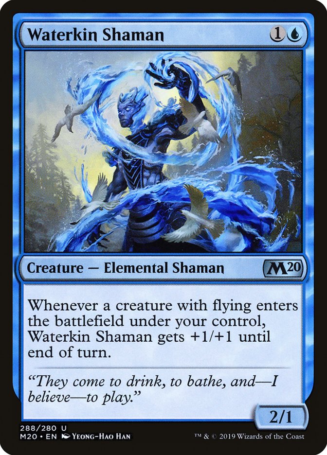 Waterkin Shaman [Core Set 2020] | Silver Goblin