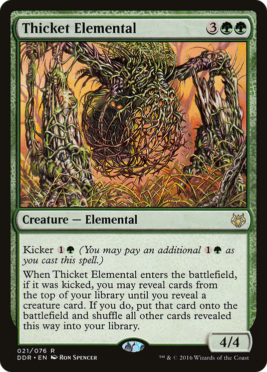 Thicket Elemental [Duel Decks: Nissa vs. Ob Nixilis]