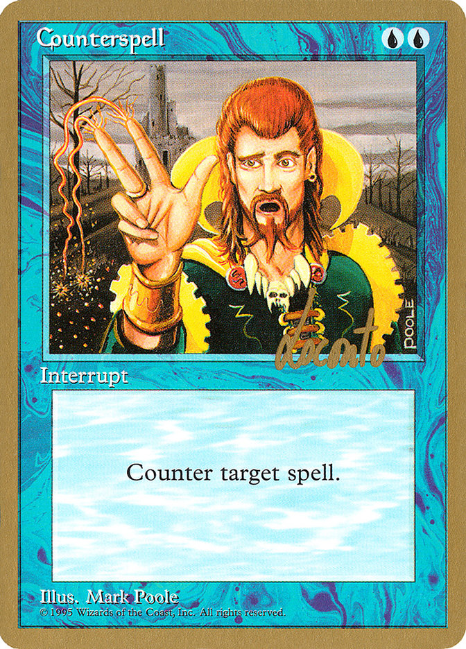 Counterspell (Michael Loconto) [Pro Tour Collector Set] | Silver Goblin