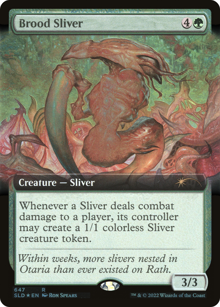 Brood Sliver (Extended Art) [Secret Lair Drop Promos] | Silver Goblin