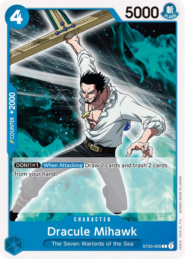 Dracule Mihawk [Starter Deck: The Seven Warlords of The Sea] | Silver Goblin