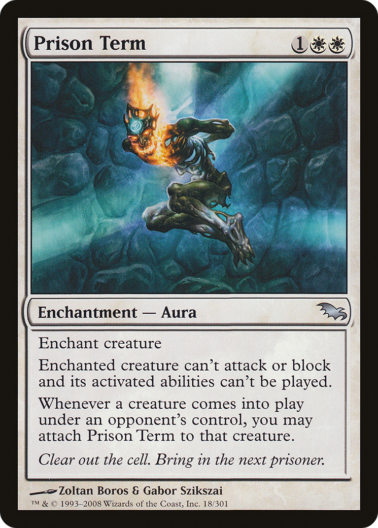 Prison Term [Shadowmoor] Foil