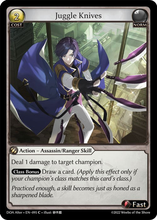 Juggle Knives (095) [Dawn of Ashes: Alter Edition] Foil