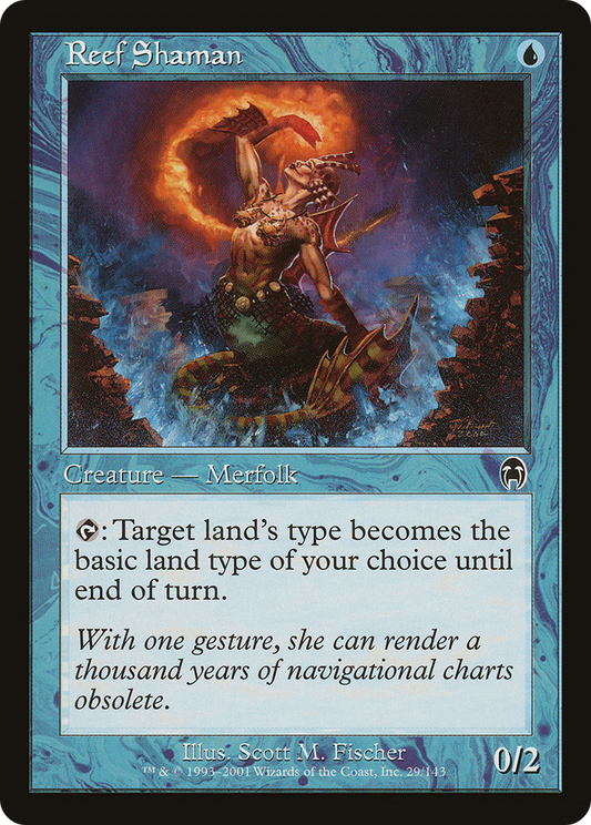Reef Shaman [Apocalypse] Foil