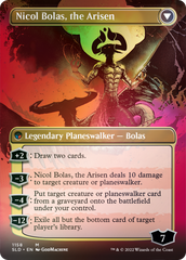 Nicol Bolas, the Ravager // Nicol Bolas, the Arisen (Display Commander) (Borderless) [Secret Lair: From Cute to Brute] | Silver Goblin