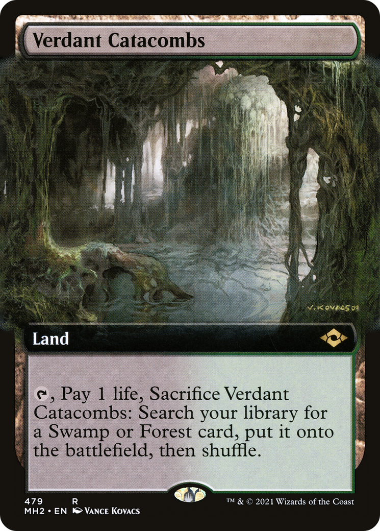 Verdant Catacombs (Extended Art) [Modern Horizons 2] | Silver Goblin