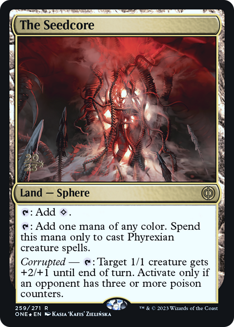 The Seedcore [Phyrexia: All Will Be One Prerelease Promos] | Silver Goblin