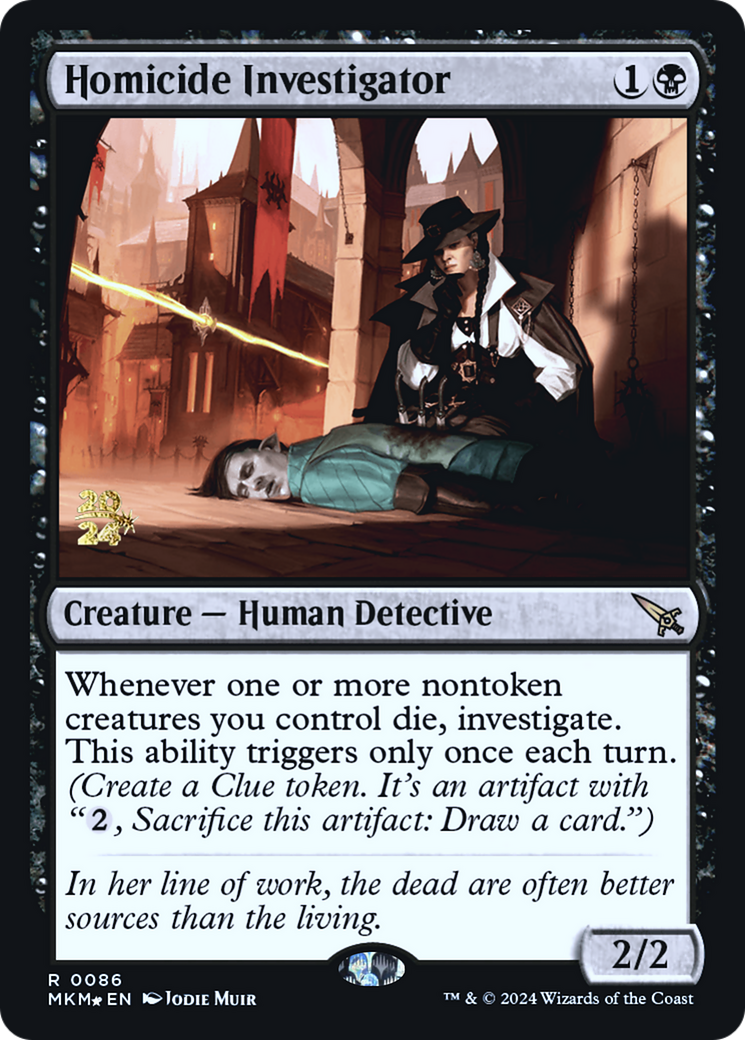 Homicide Investigator [Murders at Karlov Manor Prerelease Promos] | Silver Goblin