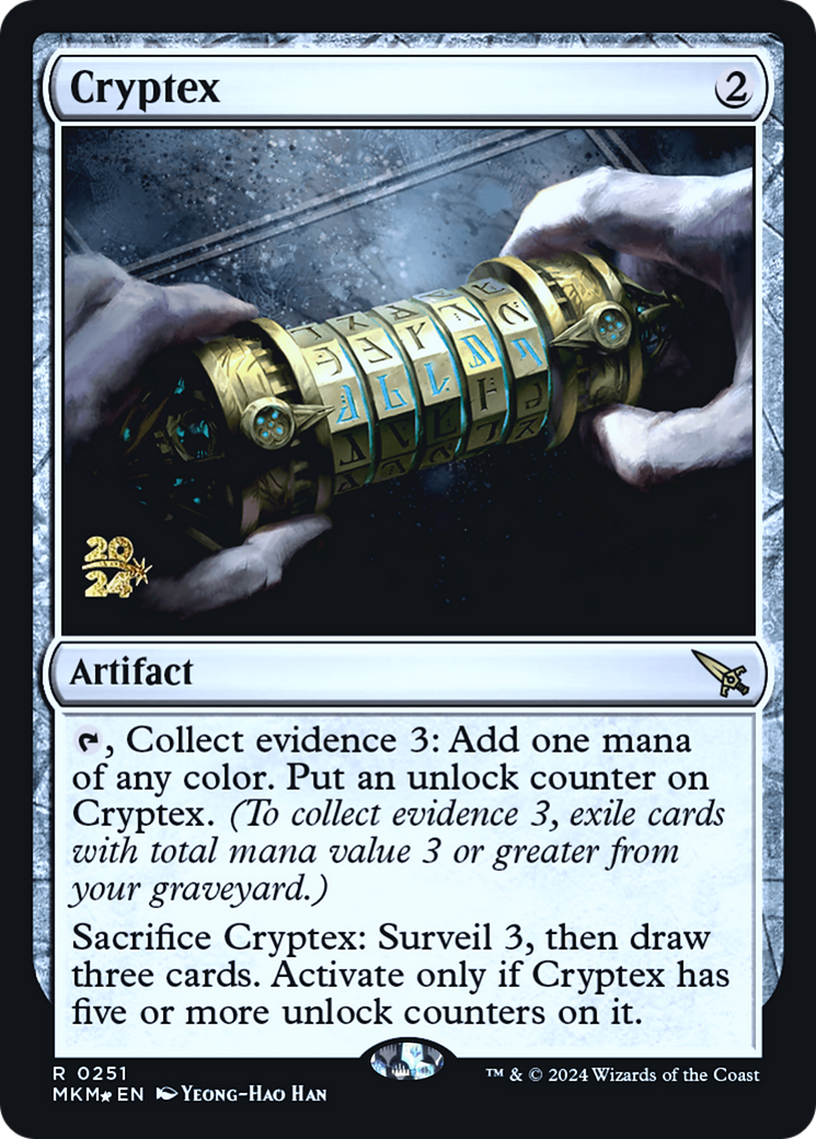 Cryptex [Murders at Karlov Manor Prerelease Promos] | Silver Goblin