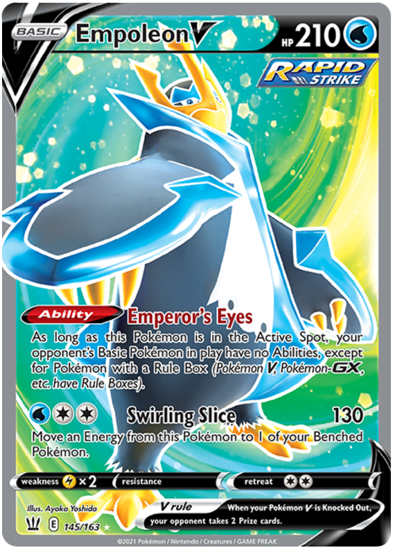 Empoleon V (145/163) [Sword & Shield: Battle Styles] | Silver Goblin