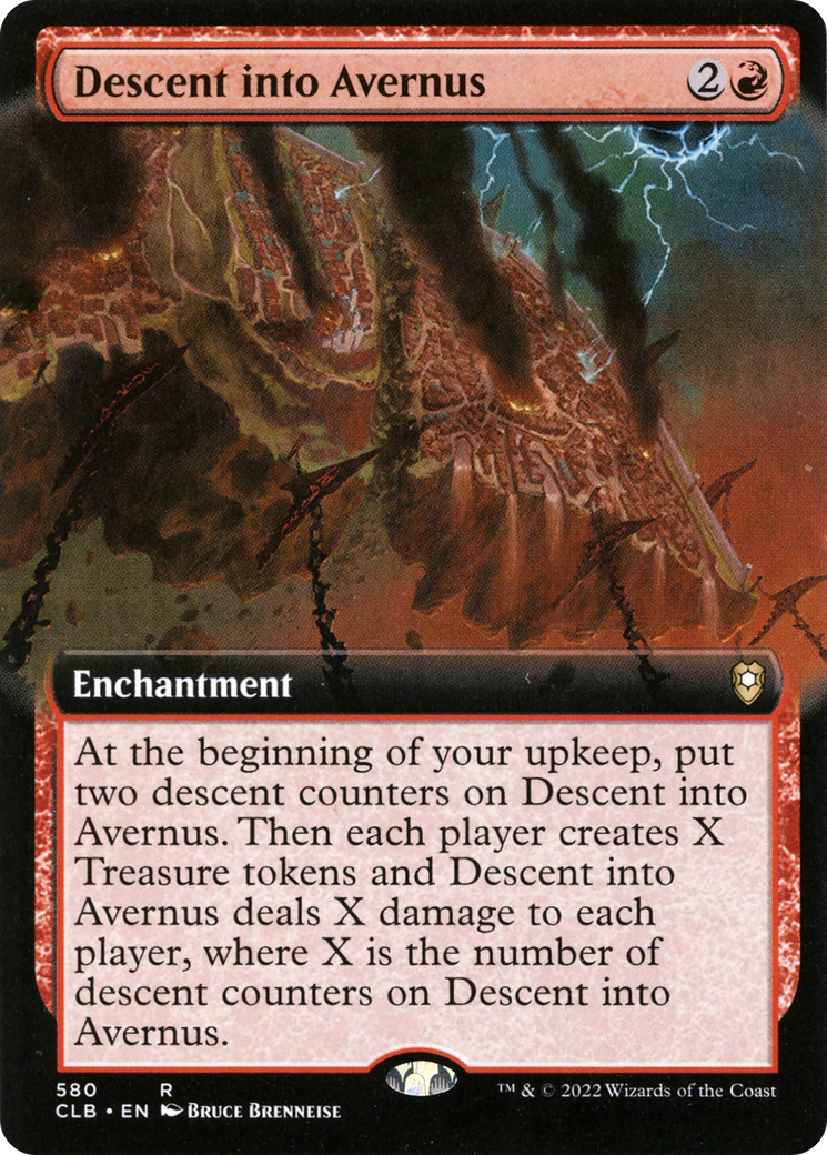 Descent into Avernus (Extended Art) [Commander Legends: Battle for Baldur's Gate] | Silver Goblin