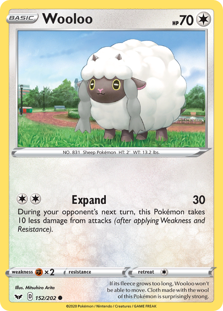 Wooloo (152/202) [Sword & Shield: Base Set] | Silver Goblin